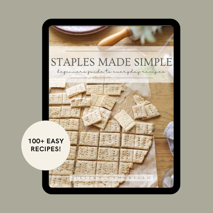 Ebook Version: Staples Made Simple (100+ Recipes, Grocery Lists + Planners)!